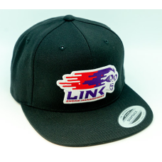 Link ECU Flat Bill Snapback lippis, musta