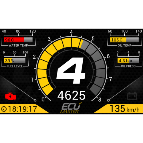 Ecumaster ADU 7" Autosport - Näyttö- ja tiedonkeruulaite