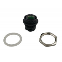 USB liitin, Type A, läpivientiin, juotettava, Amphenol